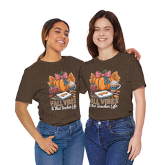 Fall Vibes Teacher T-Shirt — That Teacher Life Tee