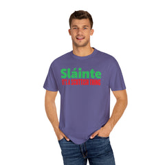 Old World Quote Unisex T-Shirt - 'Slainte It's A Scottish Thing'