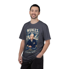 Nukes I Am Your Father Vintage United States Navy Nuclear Power Submarine Graphic T-Shirt