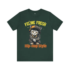Funny Feline Fresh Hip Hop Style - Graphic Tee