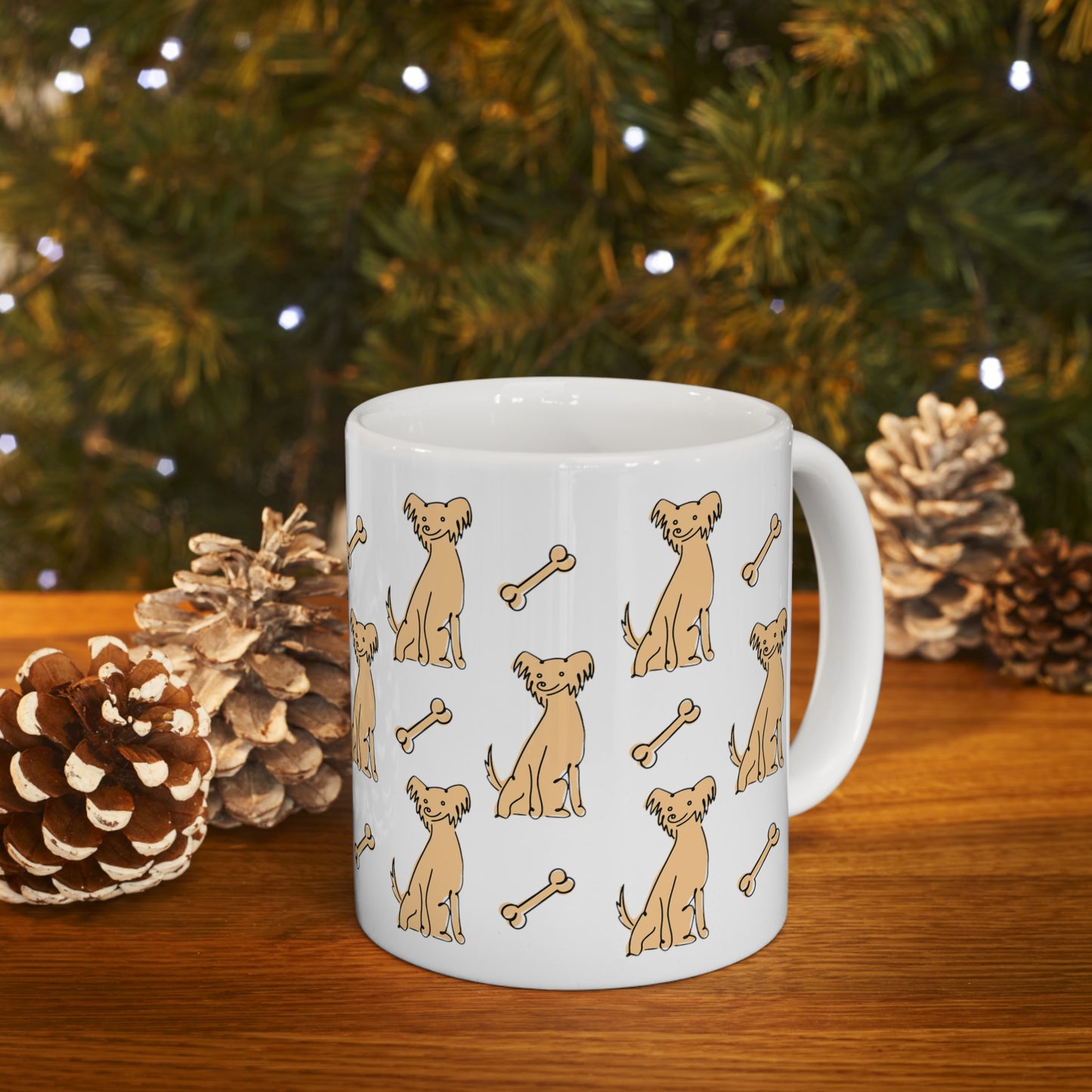 Border Collie Ceramic Mug, (11oz, 15oz)