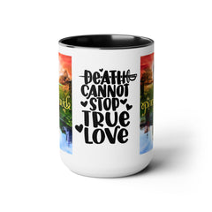 Westley and Buttercup - Two-Tone Mugs, 15 oz. mug / Christmas Gift / Gift for her / Gift for him / Princess Bride, Fan Gift / Romance Gift