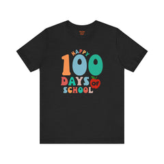 100 DAYS OF SCHOOL - Unisex Jersey Short Sleeve Tee | Elementary School Holiday, Gift For Her, Gift For Him, Teacher Shirt, Classroom Shirt