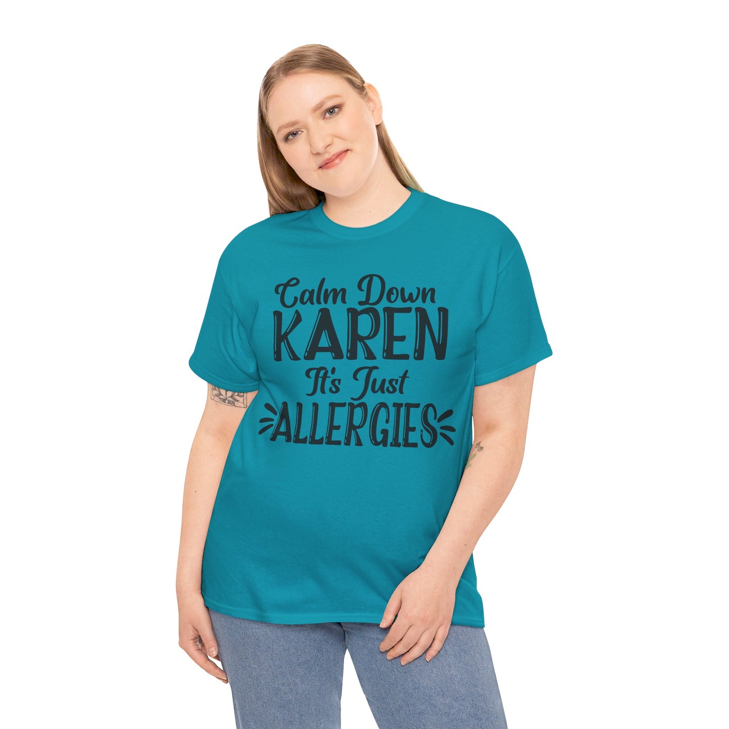 Calm Down Karen Unisex Heavy Cotton Tee