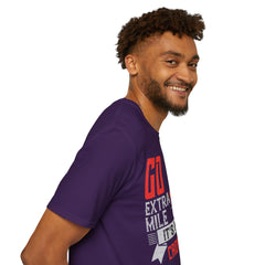 Go The Extra Mile Its Never Crowded Unisex Softstyle T-Shirt