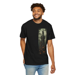 Gothic Vampire Castle - BookMark Unisex Garment-Dyed T-shirt
