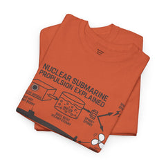 Nuclear Submarine Propulsion Explained Tee, Science Shirt, Geeky Gift, Educational Apparel, STEM Fashion, Nerdy T-Shirt