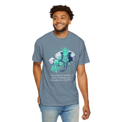 Elephants Graphic  Garment-Dyed T-shirt