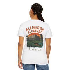 Alligator Alcatraz T-Shirt, Vintage Style Tee, Florida Souvenir Shirt, Unisex Graphic Top, Comfortable Casual Wear