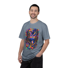 Mystical Psychedelic Moonlit Forest T-Shirt