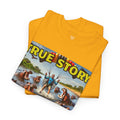 Amputee Humor True Story Paragliding into Hungry Hippos - Unisex Heavy Cotton Tee