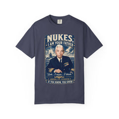 Nukes I Am Your Father Vintage United States Navy Nuclear Power Submarine Graphic T-Shirt