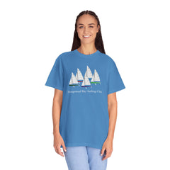 Hempstead Bay Sailing Club T-Shirt — Vintage Sailboat Race Day Tee
