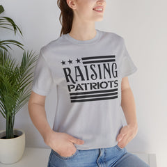 Raising Patriots Tee – Americana Stars & Stripes Family Pride T-Shirt