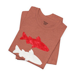 Patriotic Trout T-Shirt — Red White & Blue Fish Tee