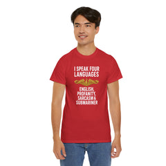 Funny United States Submarine Officer Multilingual T-Shirt
