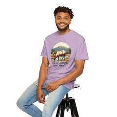 Grand Teton National Park Graphic, Comfort Colors Soft Relaxed Fit Unisex Garment-Dyed T-shirt