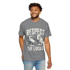Alligator and Manatee Respect the Locals T-Shirt — Vintage Beach Vibes Graphic Tee