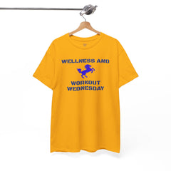 CHC Elementary School WELLNESS and WORKOUT WEDNESDAY - Unisex Heavy Cotton T-Shirt