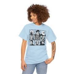 The Brainy Bunch Tee — Vintage Scientist Portraits Graphic T-Shirt