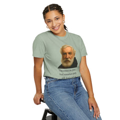 Alexander Graham Bell Quote T-Shirt — "I invented the phone. And somehow people still don't pick up."