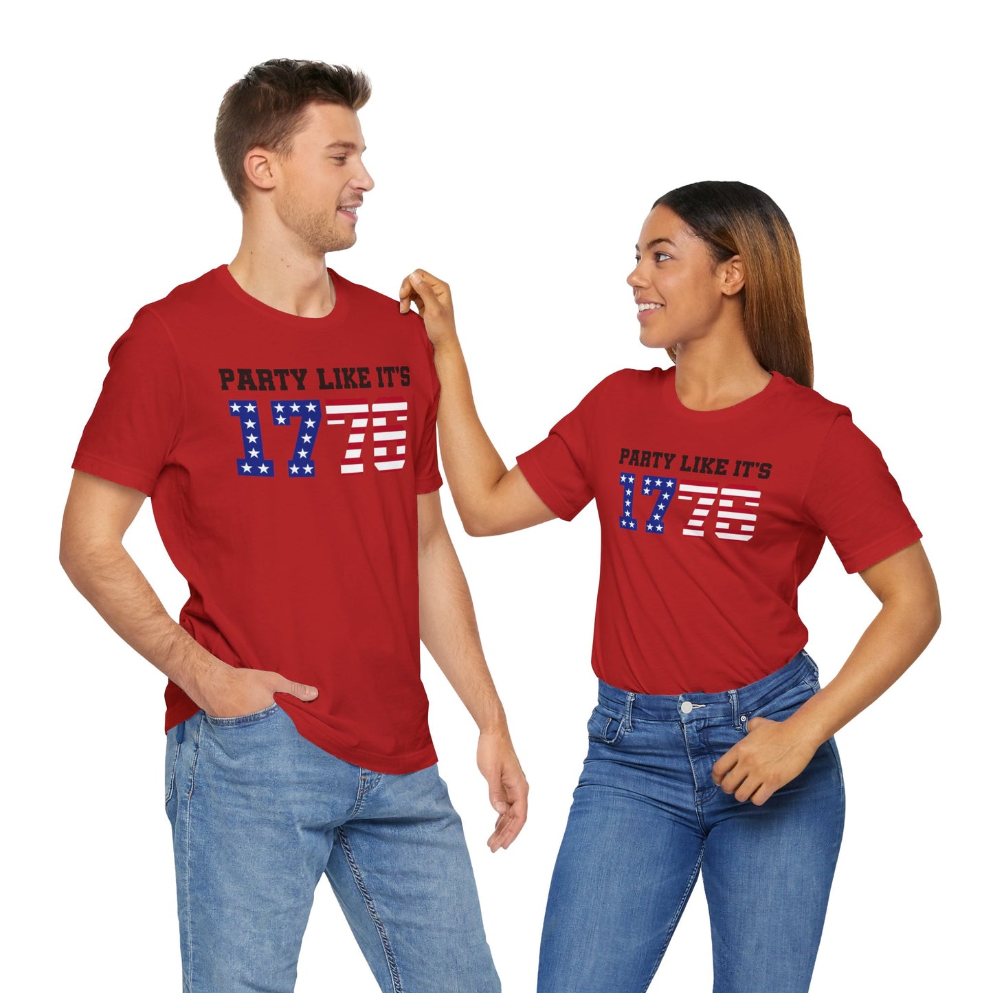 Party Like Its 1776, Graphic Unisex Jersey Short Sleeve Tee