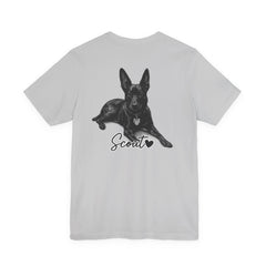 Dog Dad T-Shirt — Personalized Your Dog Image  Tee (Custom Name)