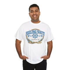 Feeling Nauti in Your Beach State T-Shirt — Personalized Beach Vacation Tee