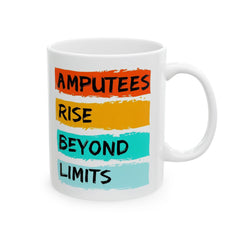 Amputee Motivational Ceramic Mug - Inspiring Quotes for Daily Motivation