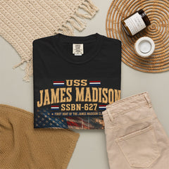 USS James Madison SSBN-627 Submarine T-Shirt — Forty One For Freedom Patriotic Navy Tee