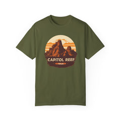 Capitol Reef National Park Graphic, Comfort Colors Soft Relaxed Fit Unisex Garment-Dyed T-shirt