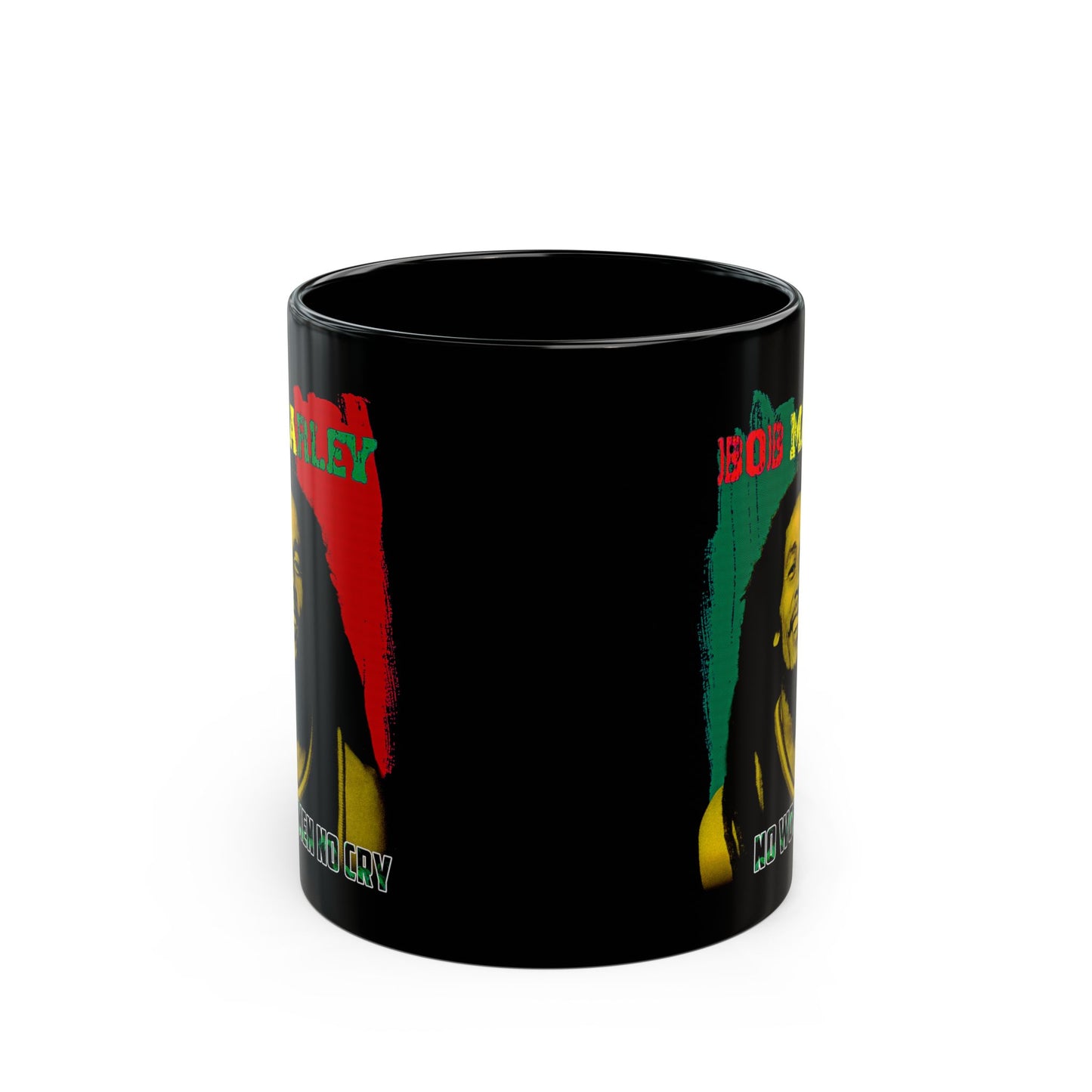 Bob Marley Graphic - Black Mug (11oz, 15oz)