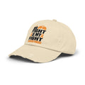 Amputee Support cap, His Fight Is My Fight, Limb Loss Awareness cap, distressed unisex hat, amputee gift, recovery encouragement gift