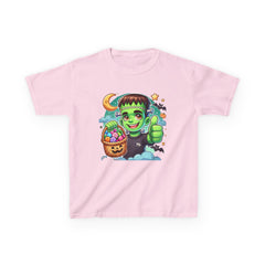 Kids Halloween Frankenstein Monster Tee
