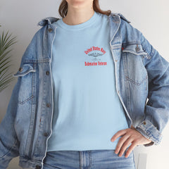 SUBMARINER RED Friday T Shirt with Fouled Anchor, American Flag, FBM / Boomer Silhouette. Remember Everyone Deployed, Dolphins