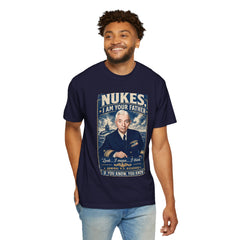 Nukes I Am Your Father Vintage United States Navy Nuclear Power Submarine Graphic T-Shirt