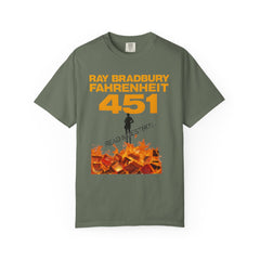 Fahrenheit 451 Graphic T-shirt, Unisex Book Lover Tee, Literary Gift, Reading Enthusiast Apparel, Ray Bradbury Merch, Cozy Casual Wear