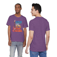 Vintage Rock Band Graphic Tee - 'I May Be Old, But I Got to See All the Cool Bands'