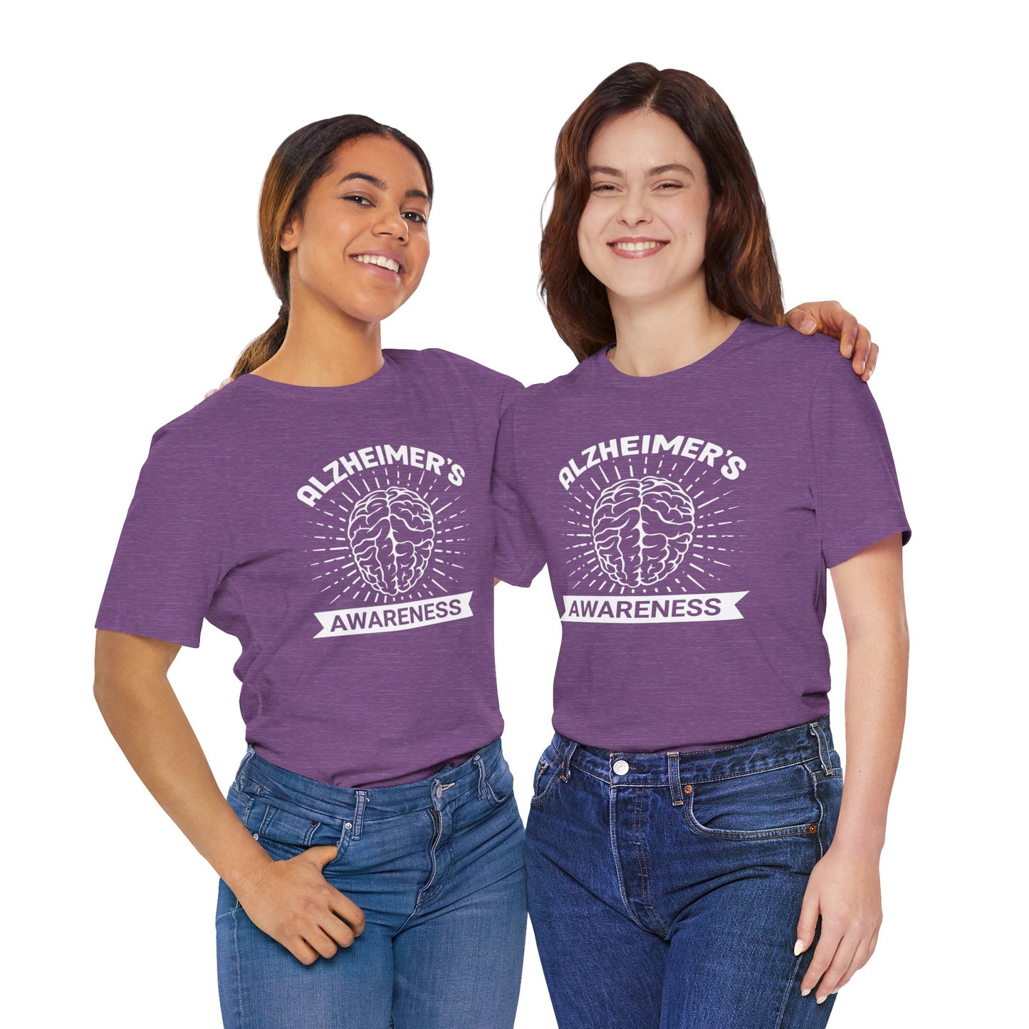 Alzheimers Awareness - Unisex Jersey Short Sleeve Tee