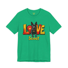 Personalized Love Your Dog T-Shirt — Designed with your dogs name and picture Graphic Tee