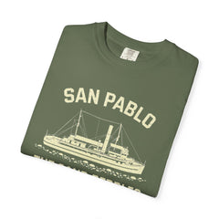 San Pablo 'The Sand Pebbles' Vintage Boat Graphic T-Shirt