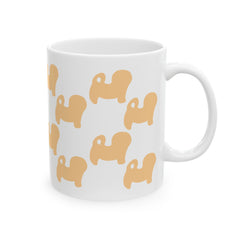 Akita Dog Ceramic Mug, (11oz, 15oz)