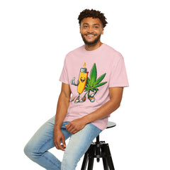 Vintage 'Lighter & Weed' Graphic T-Shirt — Relaxed Stoner/Cannabis Tee
