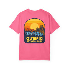 Olympic National Park Unisex T-Shirt, Vintage Graphic Tee, Nature Lover Gift, Travel Souvenir, Outdoor Adventure Apparel, Unisex Casual Wear
