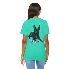 Dog Mom T-Shirt — Personalized Your Dog Image  Tee (Custom Name)