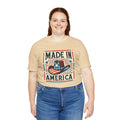 Made In America Cowboy Hat Graphic, Unisex Jersey Short Sleeve Tee