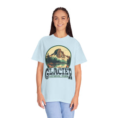 Glacier National Park Graphic, Comfort Colors Soft Relaxed Fit Unisex Garment-Dyed T-shirt