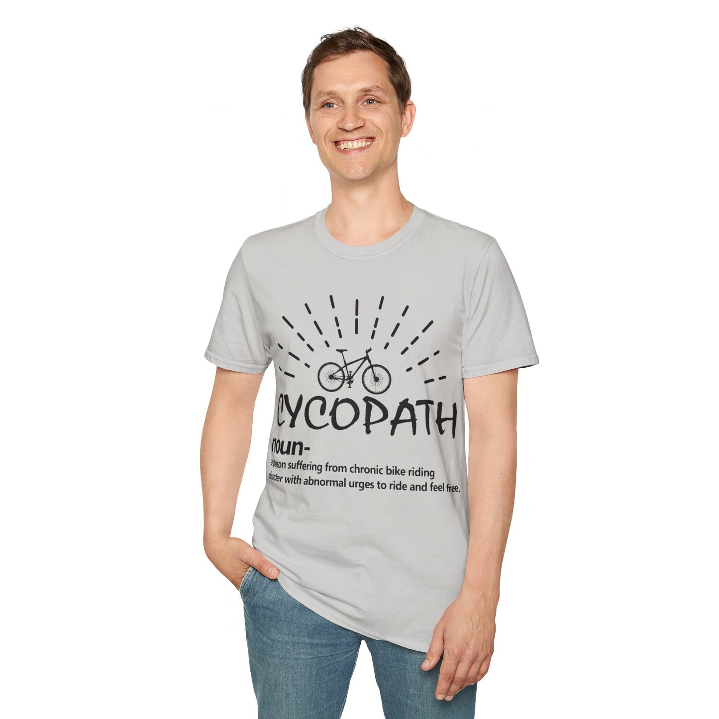 Bicycle Cycopath Unisex Soft Style T Shirt