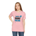 Happy Hanukkah Dreidel- Unisex Jersey Short Sleeve Tee