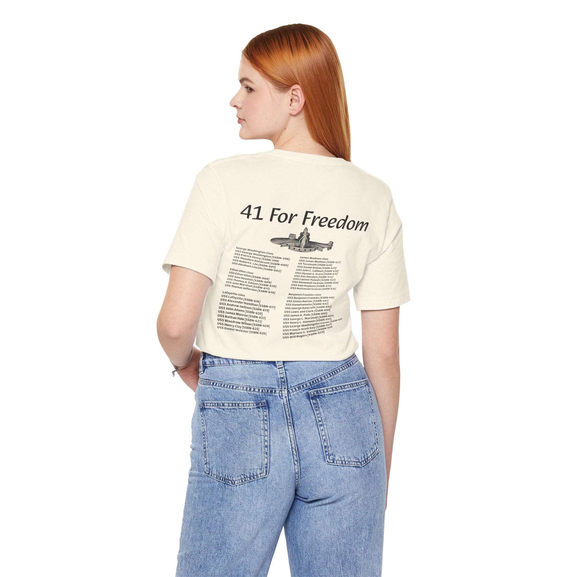 41 For Freedom Unisex Jersey Short Sleeve Tee